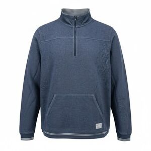 ORVIS The Journey 1/4 Zip Sweatshirt Navy Men's XL Eco Friendly Nautical NWT